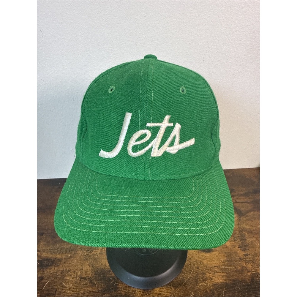 Vintage 1990s NY Jets Sports Specialties Snapback Hat – 100% Wool – Made in USA